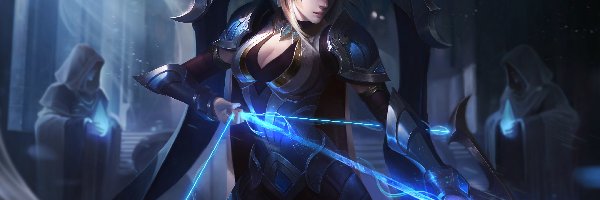 Lodowa Łuczniczka, Postać, Ashe, Łuk, League Of Legends, Gra