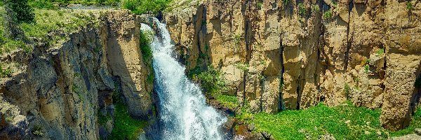 Skały, Kamienie, Wodospad North Clear Creek Falls, Stany Zjednoczone, Kolorado