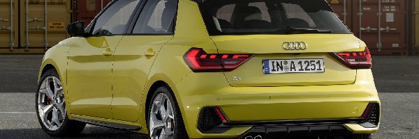 Tył, Audi A1 Sportback S