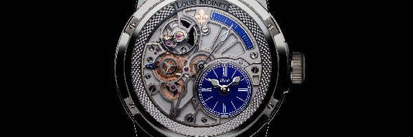 Czarne tło, Louis Moinet, Zegarek