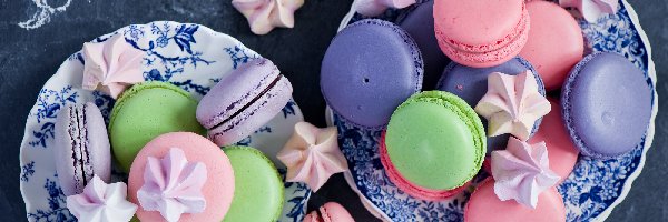 Ciasteczka, Bezy, Makaroniki, Sweet, Napis