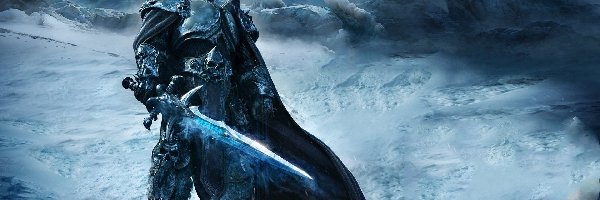 Król Lisz, Postać, Arthas, Miecz, World of Warcraft Wrath of the Lich King, Gra