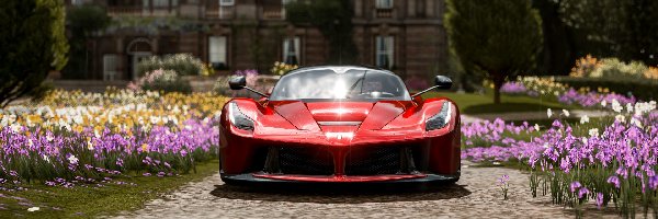 Forza Horizon 4, LaFerrari, Czerwone, Gra