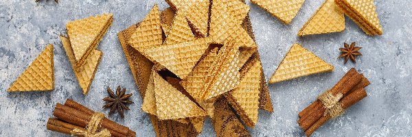 Deska, Anyż, Cynamon, Wafle