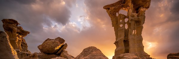 Bisti Badlands, Stany Zjednoczone, Nowy Meksyk, Skały