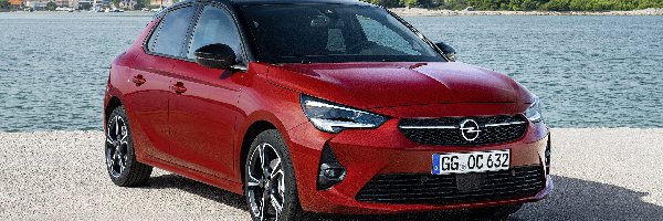 Opel Corsa, Wzgórza, 2020, Czerwony
