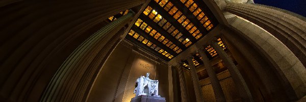 Mauzoleum, Posąg, Pomnik, Abraham Lincoln, Stany Zjednoczone, Stan Waszyngton