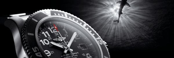 Breitling Superocean II 44, Rekin, Woda, Zegarek