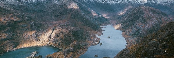 Szkocja, Jezioro, Loch Coruisk, Cuillin Hills, Góry, Skye, Wyspa