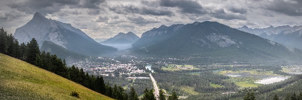 Kanada, Miasto Banff, Alberta, Park Narodowy Banff, Kanadyjskie Góry Skaliste