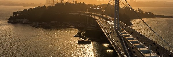 Most, Yerba Buena, Stany Zjednoczone, Kalifornia, Zatoka San Francisco, San Francisco-Oakland Bay Bridge, Most San Francisco – Oakland Bay, Wyspa