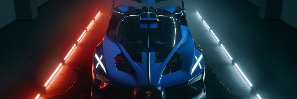 3D, Bugatti Bolide, Niebieski