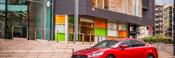 Budynek, Mazda 6, Czerwona