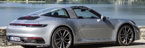 2020, Porsche 911 Targa, Srebrne