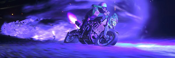 Onrush, Motocyklista, Motocykl, Gra