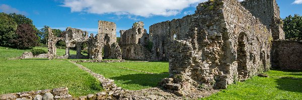 Anglia, Ruiny, Richmondshire, Easby Abbey, Opactwo