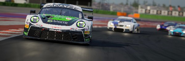 Samochody, Tor, Wyścig, Assetto Corsa Competizione, Gra