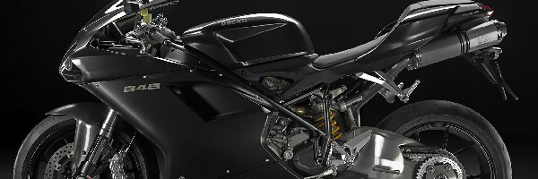 Ducati 848, Wahacz, Aluminiowy, Czarne