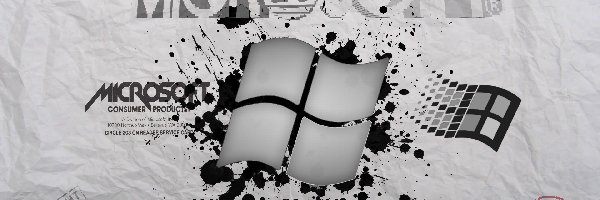 Czarno-białe, Logo, Windows 10