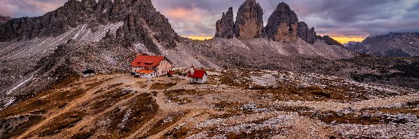 Włochy, Dolomity, Schronisko Auronzo, Tre Cime di Lavaredo, Góry, Trydent-Górna Adyga, Kaplica