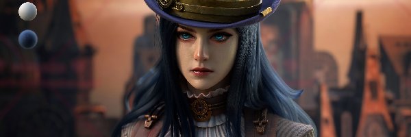 Gra, Postać, League of Legends, Kapelusz, Caitlyn