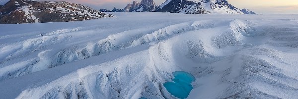 Chile, Zima, Patagonia, El Chalten, Góry