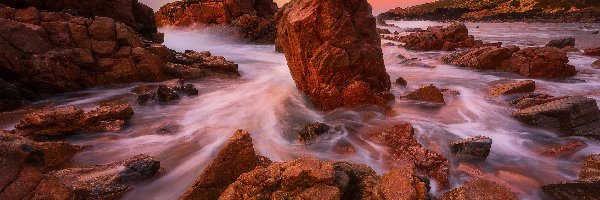 Skały, Australia, Półwysep Yorke Peninsula, Morze