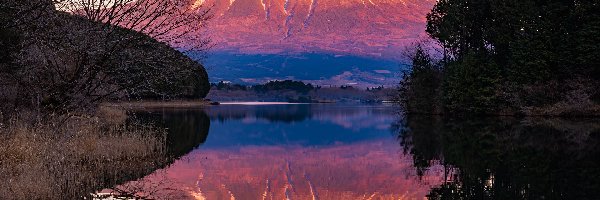 Fudżi, Wulkan, Góra, Japonia, Lake Tanuki, Jezioro