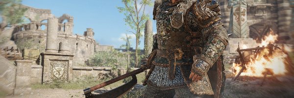 Gra, Rycerz Gryf, For Honor, Berdysz, Broń