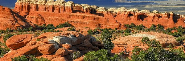 Park Narodowy Arches, Tapestry Arch, Skały, Stany Zjednoczone, Utah