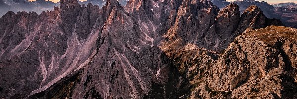 Włochy, Góry, Region Trentino, Skały, Dolomity