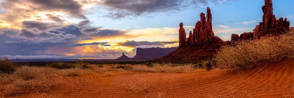 Stany Zjednoczone, Wyżyna Kolorado, Stan Utah, Skały, Region Monument Valley