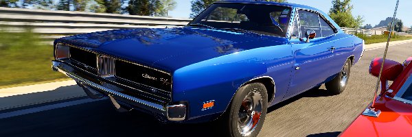 Forza Motorsport, Niebieski, Dodge Challenger RT, Gra