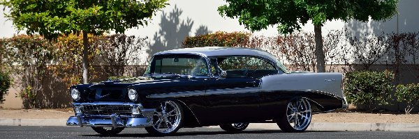 Zabytkowy, 1956, Chevrolet Bel Air Resto-Mod