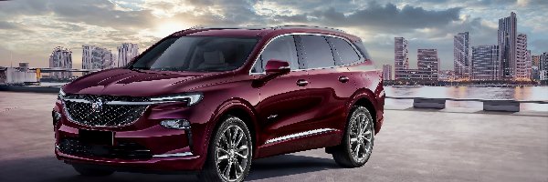 2021, Buick Enclave Avenir, Wiśniowy