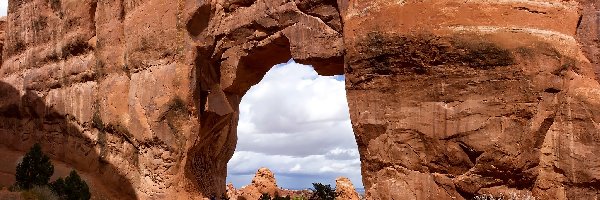 Park Narodowy Arches, Łuk, Skały, Stany Zjednoczone, Stan Utah