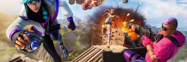 Gra, Plakat, Fortnite Arena 2023, Postacie