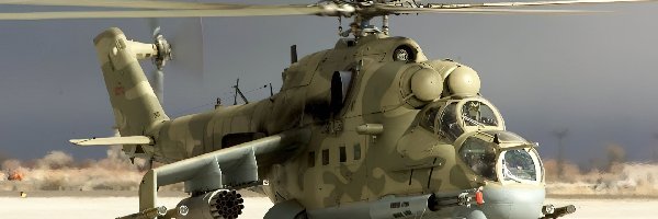 Bojowy, Helikopter, Mi-24