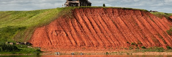 Skarpa, Wzgórze, Jezioro, Cerkiew