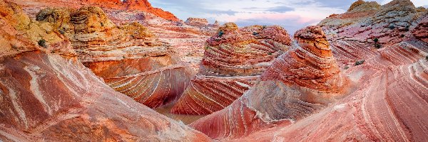 Kolorowe, Marble Kanion, Skały, Stany Zjednoczone, Arizona