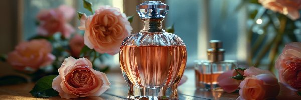 Flakon, Kompozycja, Kwiaty, Perfumy
