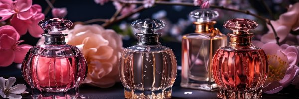 Perfumy, Kompozycja, Kwiaty, Flakon