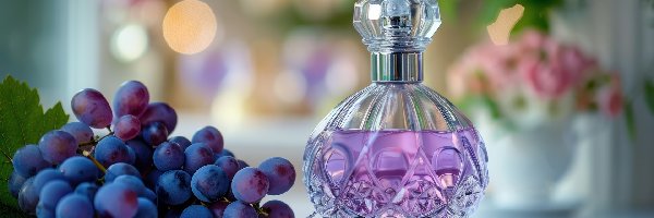 Flakon, Winogrona, Perfumy, Kompozycja