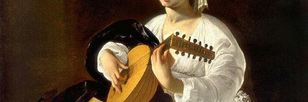 Obraz, Chłopiec, Malarstwo, Michelangelo Merisi da Caravaggio, Lutnia