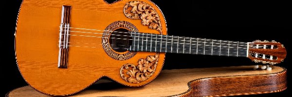Akustyczna, Klasyczna, Gitara, Grafika, Futerał