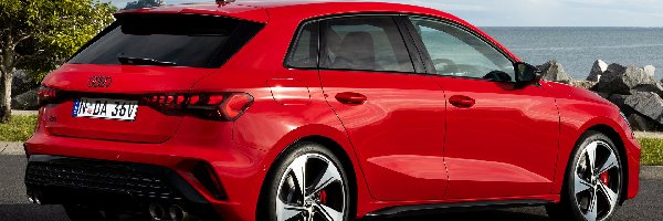 Czerwone, Sportback, Audi S3