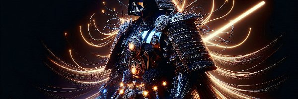 Maska, Miecz, Zbroja, Star Wars, Lord Darth Vader, Grafika
