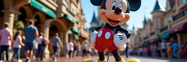 Myszka, Ulica, Miki, Disneyland, Grafika