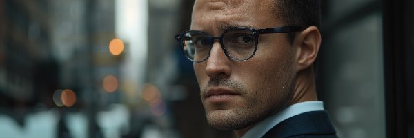 Szatyn, Spojrzenie, Okulary, Mężczyzna