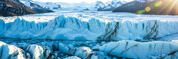 Kry lodowe, Góry, Lodowiec